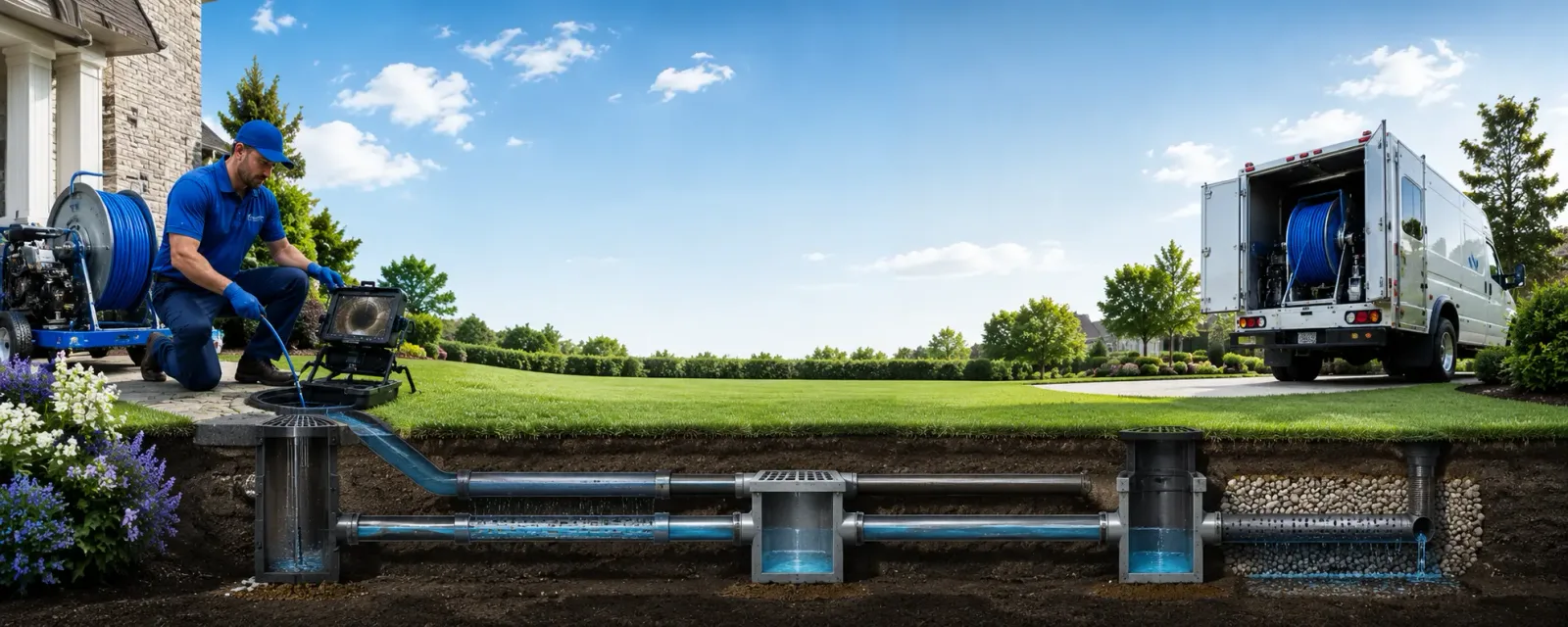 Outdoor drain cleaning information for Okawville, IL